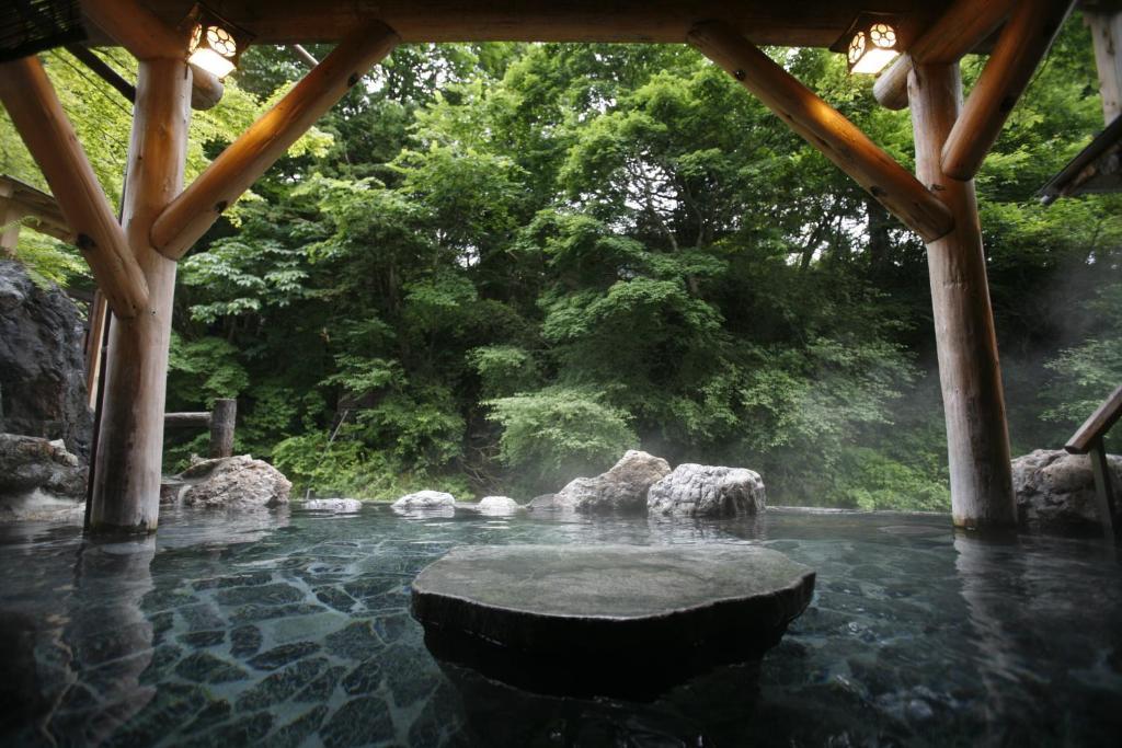 Honke Bankyu Hotel Nikko Bagian luar foto