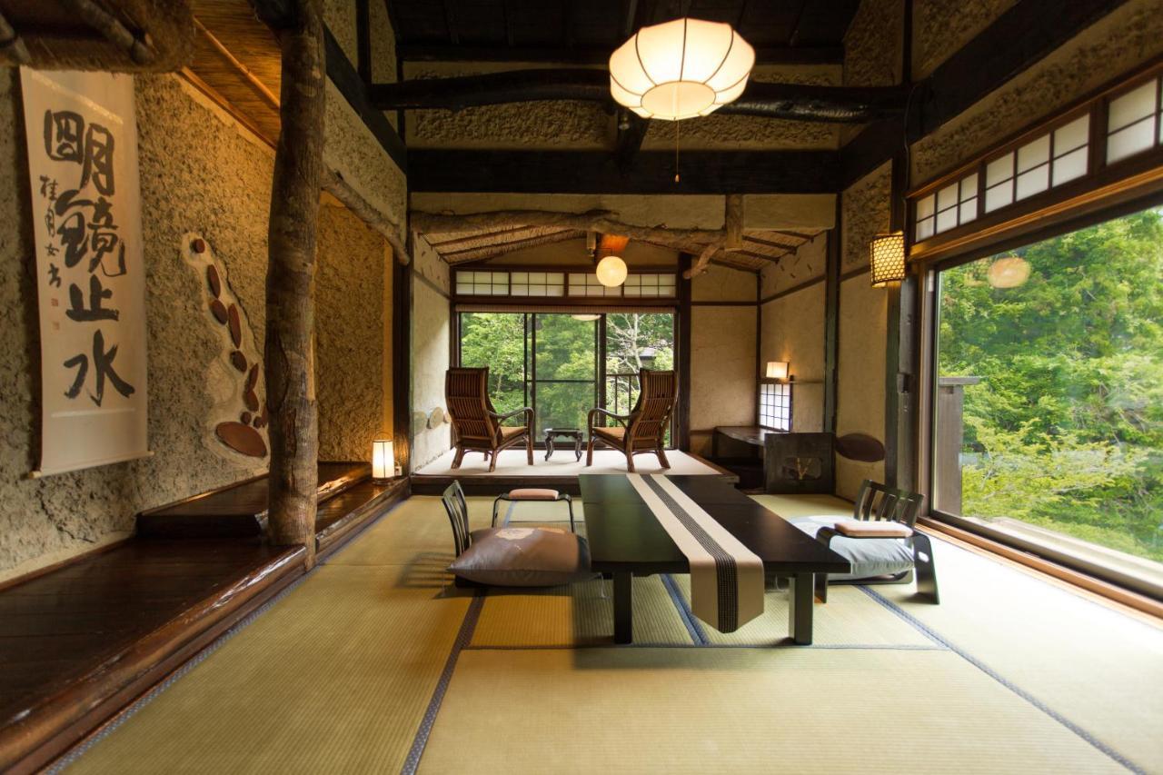 Honke Bankyu Hotel Nikko Bagian luar foto